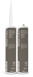 Герметик силиконовый KeraKoll Silmat Color матовый КК83 Болотный (290 мл)